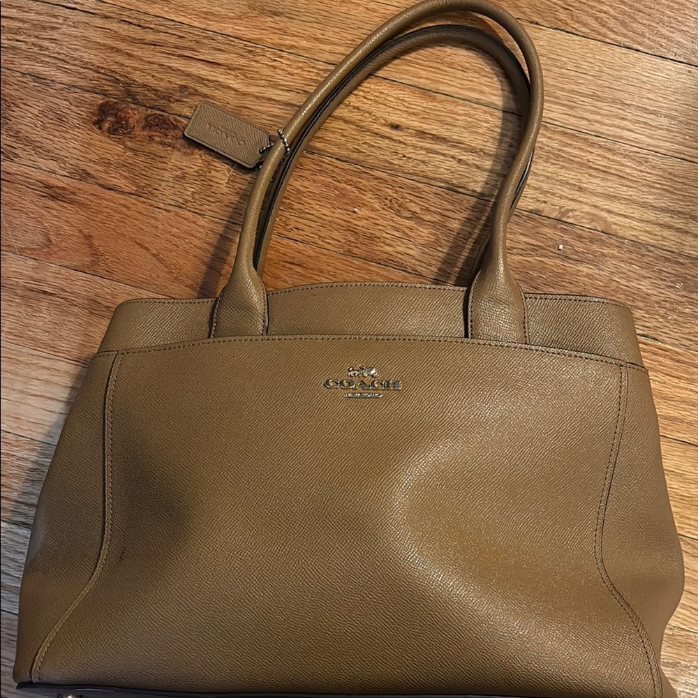 Coach Casey Leather Tote Bag